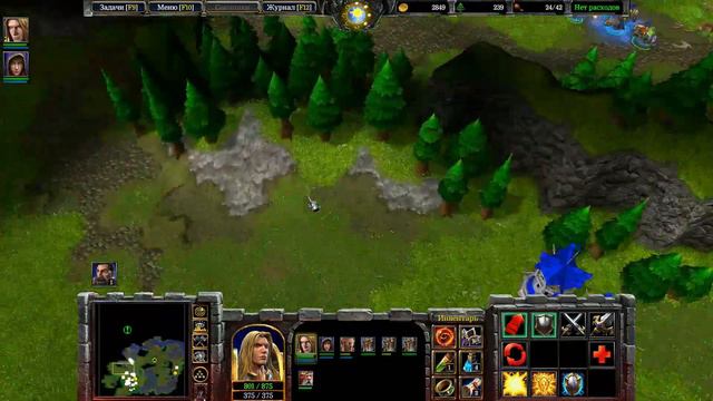 Прохождение Warcraft 3 Reforged #9 Глава 4 Культ Проклятых Альянс Падение Лордерона смотреть онлайн