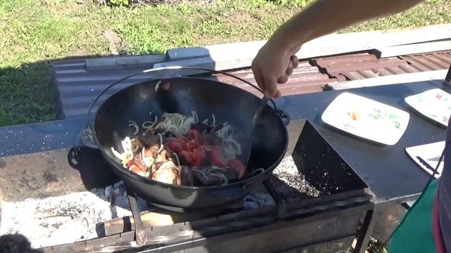 Плов на мангале из мяса марала//Семейный рецепт смотреть онлайн