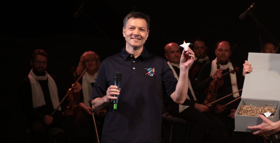 Мхатовская чайка — индикатор невесомости экипажа корабля «Союз МС-24» смотреть онлайн