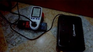 Power consumption of UPS CyberPower BU600E