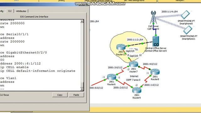 Объединение сетей с разными видами маршрутизации (OSPF и RIP) смотреть онлайн
