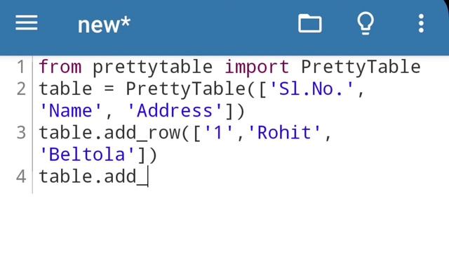 How to create a console table in Python - ItzRafiq смотреть онлайн