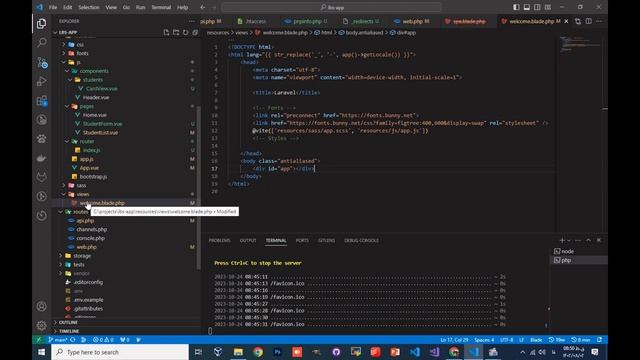 How To Fix the 404 Not Found Error after refresh , Vue js3 ,Laravel 10 Used. смотреть онлайн