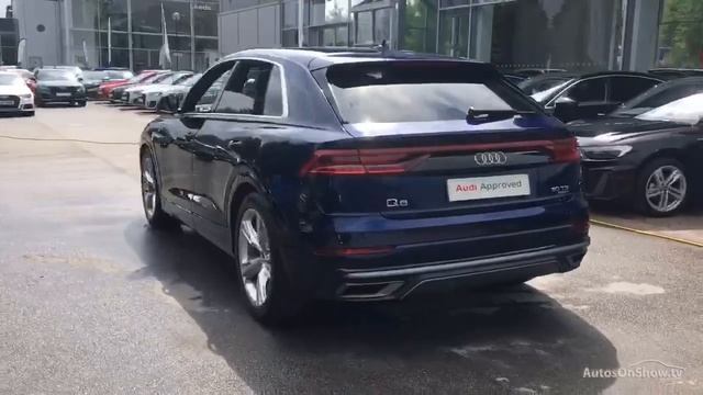 YF19NPJ AUDI Q8 TDI QUATTRO S LINE BLUE 2019 смотреть онлайн