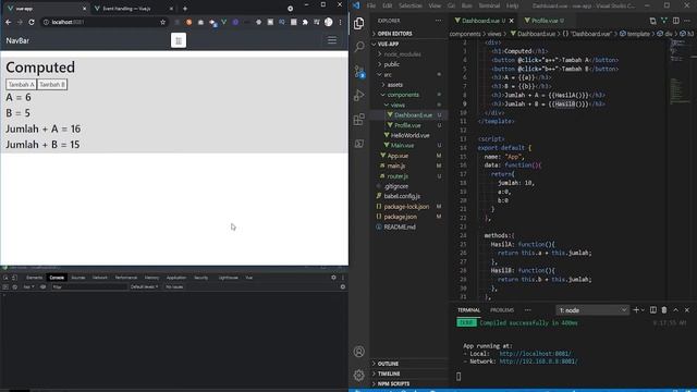The Vue Tutorial - Course Vue 2 with Computed #10 смотреть онлайн