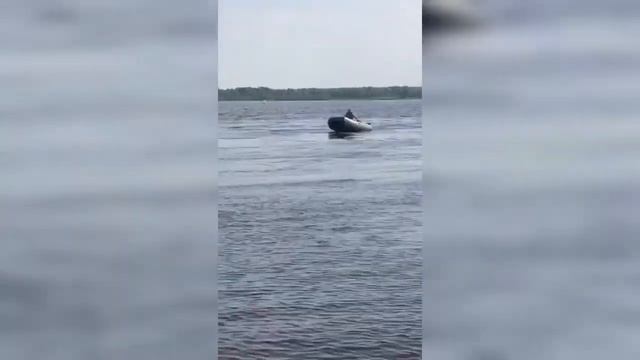 Лодка MISHIMO 335 с мотором 9.8 первый выезд, рыбалка.mp4 смотреть онлайн