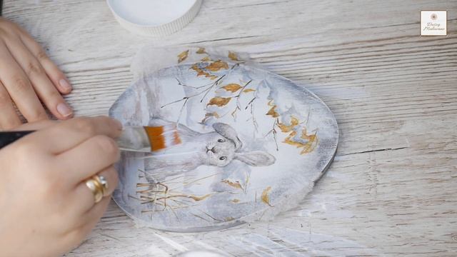 Zimowe Jajko Decoupage - Tutorial Krok Po Kroku