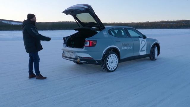 Drive on Artic | Polestar 2 Winter Test Drive Polestar | GadgetsDotCom | GDC смотреть онлайн