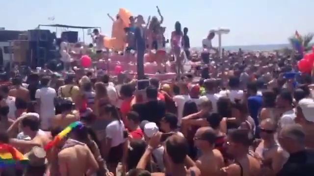 DJ Cock Live Telaviv Pride Parade 2014 смотреть онлайн