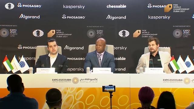 Press Conference after Game 6 | FIDE World Championship Match 2021 | смотреть онлайн