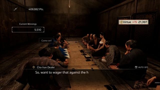 Like A Dragon Ishin Cho Han Snake Eyes Money Farming Method смотреть онлайн