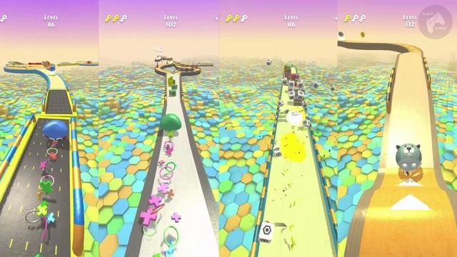 Action Balls - 4 Balls Impossible Squid Race Who Would Win смотреть онлайн