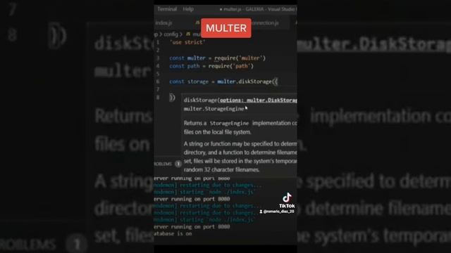 Multer: Subir archivos a un servidor node.js | resumido en un minuto смотреть онлайн