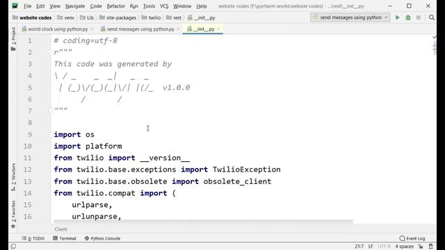 Send SMS Using Python to Anyone For Free || Twilio смотреть онлайн