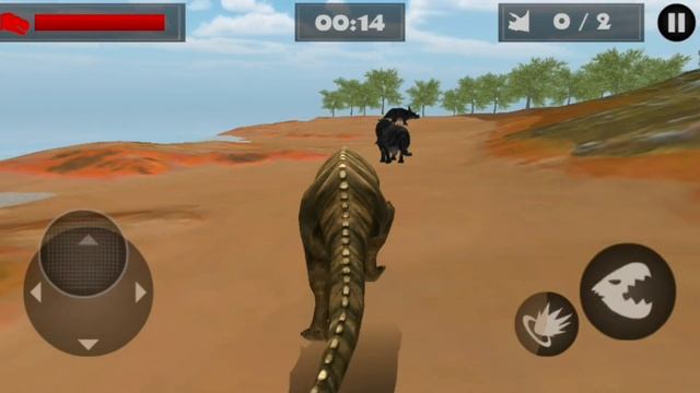 The Best Dino Games Hungry T Rex Island Dinosaur Hunt Android Gameplay Tyrannosaurus Rex Simulato смотреть онлайн