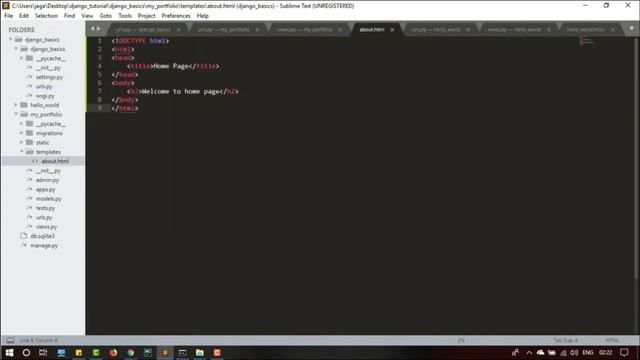 Design The First Page Of Portfolio - Part7 - Django Tutorials смотреть онлайн