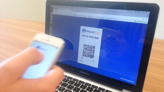 [SmartSign] Login to a website by scanning a QR Code смотреть онлайн