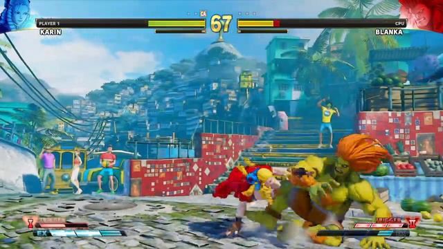 STREET FIGHTER V Karin vs Blanka смотреть онлайн