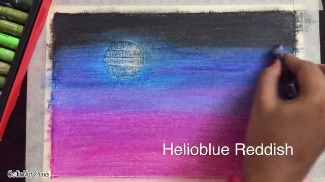 Easy Oil Pastel Galaxy Drawing for Beginners | Step-by-Step Tutorial Very Easy смотреть онлайн