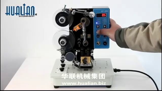 Датер Hualian Machinery с термолентой НР 280 смотреть онлайн