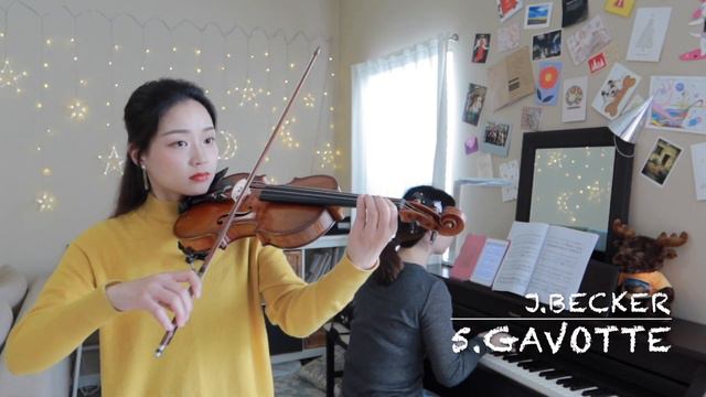 Gavotte by J.Becker 加沃特舞曲（贝克尔）With Piano【Suzuki Violin School Volume 3】 смотреть онлайн
