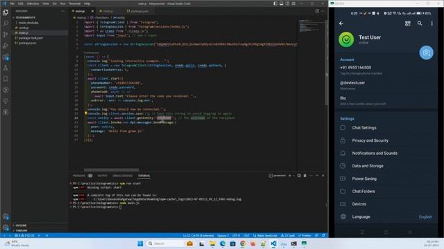 Sending Messages with Gram.js Made Easy || Gram.js || SendMessage смотреть онлайн