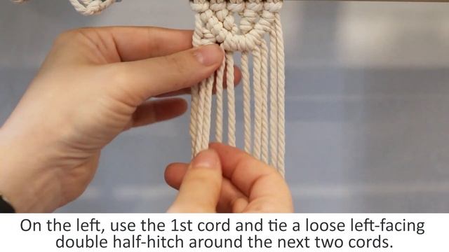 DIY MACRAME PATTERN TUTORIAL NO. 42 | A Strappy Pattern with Semi-Circles смотреть онлайн