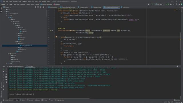 Урок 8.2 Minecraft 1 16 5 Forge 2 способ создания дерева смотреть онлайн