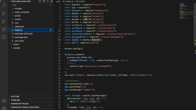 EP(1) - Chat application Using NodeJs, MongoDb, Socket io, ReactJs || Project Setup || MongoDb смотреть онлайн