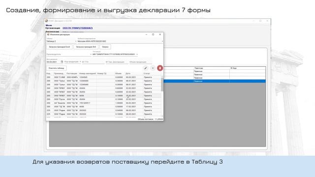 Создание, формирование и выгрузка декларации 7 формы лайт версия смотреть онлайн