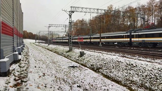 Снежный, холодный день на участке Мичуринец-Переделкино. смотреть онлайн