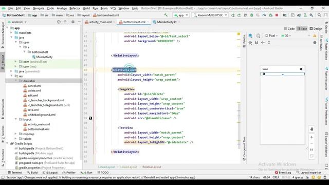 Working with Bottom Sheet using Kotlin | Android Studio | Game App Studio | Android Tutorials смотреть онлайн