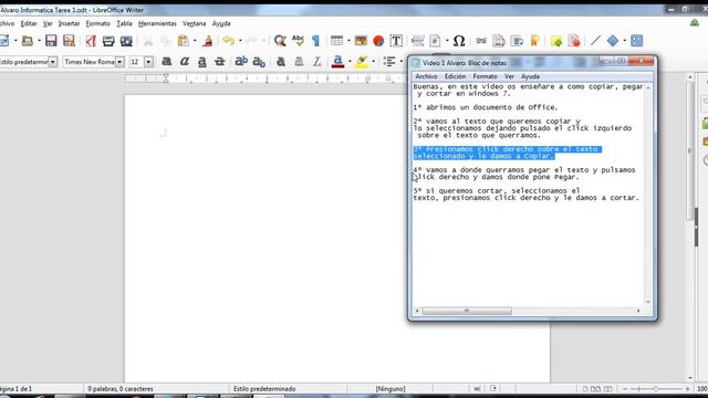 Copiar, Pegar y Cortar en windows 7 смотреть онлайн