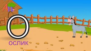 Алфавит "Животные": учим буквы и звуки | Animal ABC Song in Russian