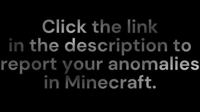 Report your Minecraft Anomalies Here смотреть онлайн