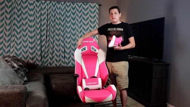 Anda Seat Pretty in Pink Gaming Chair Review смотреть онлайн
