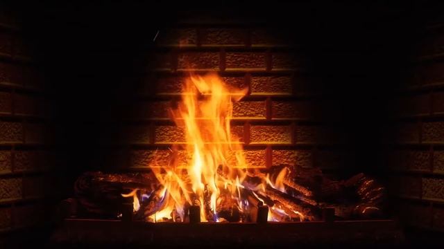 расслабляющий камин с новогодней музыкой смотреть онлайн