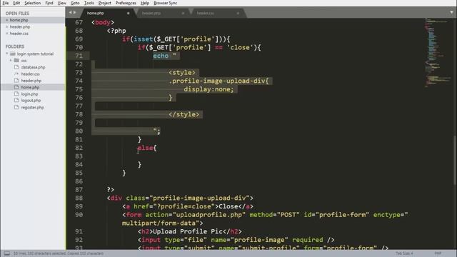 Login system in PHP| Part4 Profile picture upload | PHP Tutorials смотреть онлайн
