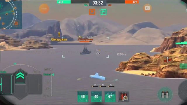 wows blitz Roma vs Vanguard смотреть онлайн