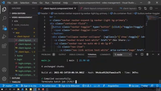 Angular - Layout Page | Navbar | Routing | Child Route in Urdu | Hindi | Front-end Course Video 4 смотреть онлайн