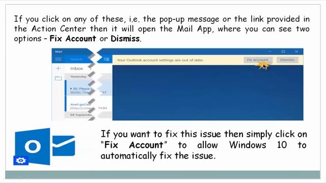 Fix Your Outlook Account Settings are Out of Date смотреть онлайн