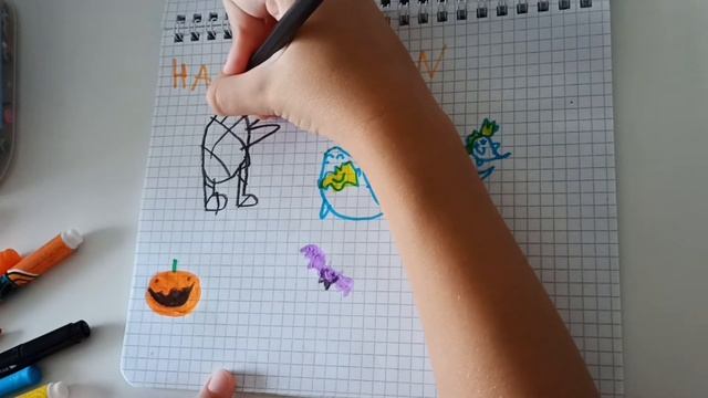 Как нарисовать разворот Halloween смотреть онлайн