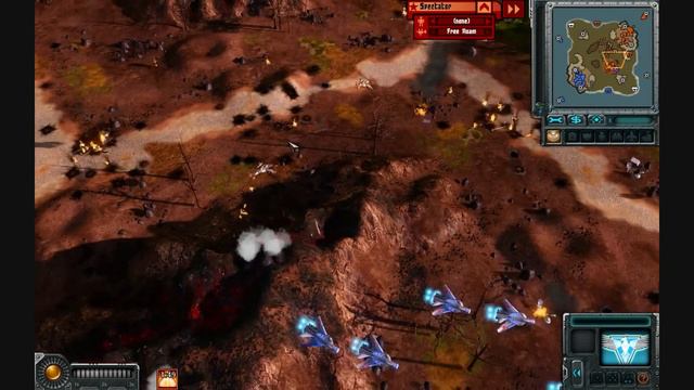 Red Alert 3 Uprising (HD 720p) - Win vs brutal AI on new map (PART 2) смотреть онлайн