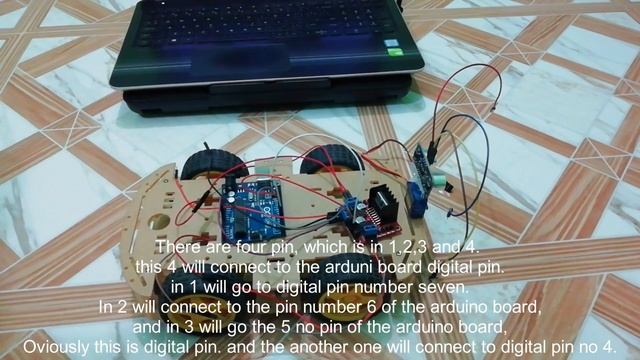 How to make an Obstacle Avoiding Car with L298N & Arduino || Electronics Project || Tutorial смотреть онлайн