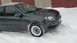 гранта с прицепом. электронная имитация блокировки дифференциала