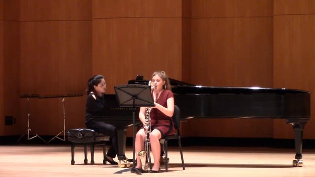 Ariel's recital - Sonata for Bass Clarinet and Piano смотреть онлайн