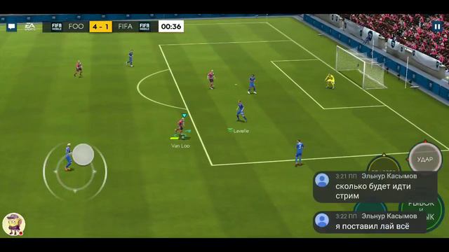 Стрим игры "FIFA Mobile".Качаем состав с нуля смотреть онлайн