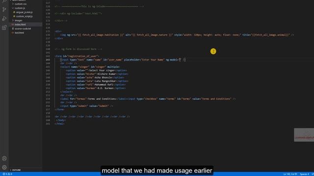 Beginners Angular JS with HTML | Working with forms in Angular- Part2 | Learning Simplified смотреть онлайн