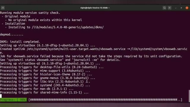 Part 1. Install Virtual Box using Ubuntu Terminal | Latest Kali Linux installation | VipVid | смотреть онлайн