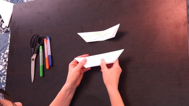 Простое оригами: подвижная бабочка. Игрушка оригами для детей смотреть онлайн